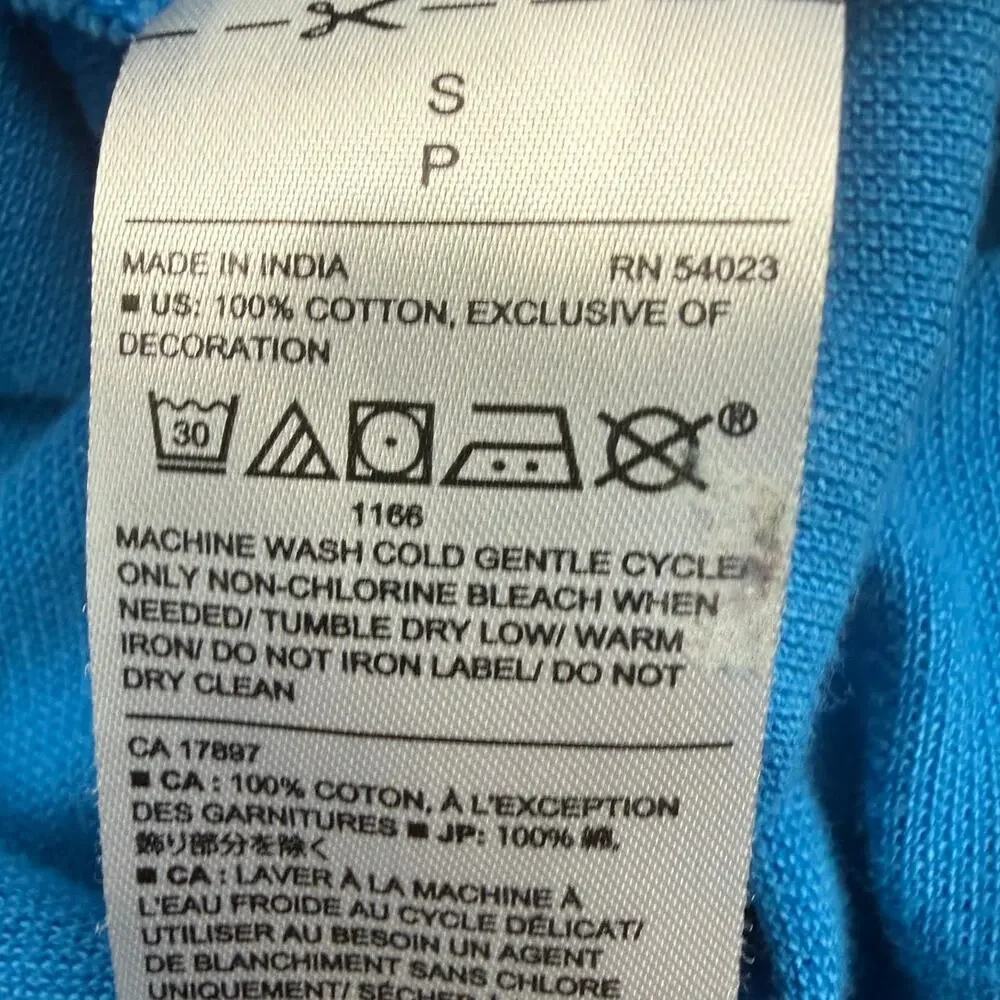 Banana Republic Blue Polo Shirt Men’s Small Short Sleeve Cotton